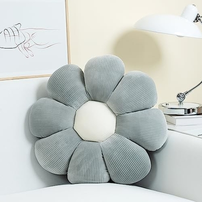 花の枕,花の形の投げ枕 クリスマスデコレーション 花の床枕,座席クッション,可愛い部屋の装飾&amp;プルーシュ