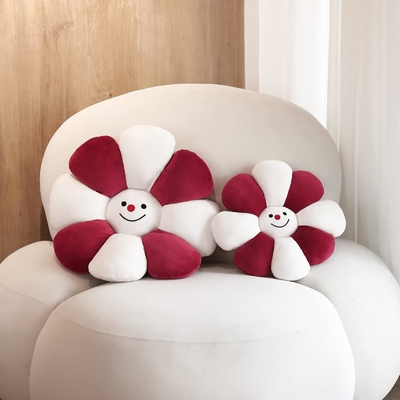 花の枕,花の形の投げ枕 クリスマスデコレーション 花の床枕,座席クッション,可愛い部屋の装飾&amp;プルーシュ