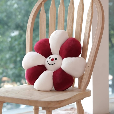 花の枕,花の形の投げ枕 クリスマスデコレーション 花の床枕,座席クッション,可愛い部屋の装飾&amp;プルーシュ