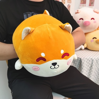 シーバ・イヌ 毛布枕 詰め物 動物 可愛い毛布玩具 スクイッシー アニメ コルギ 毛布毛布カワイ 柔らかい抱き枕