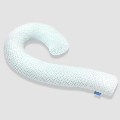 大人のための体枕 - 柔らかい長いベッドの枕 寝るための挿入 - 細かいメモリーフームと取り外す洗えるカバー