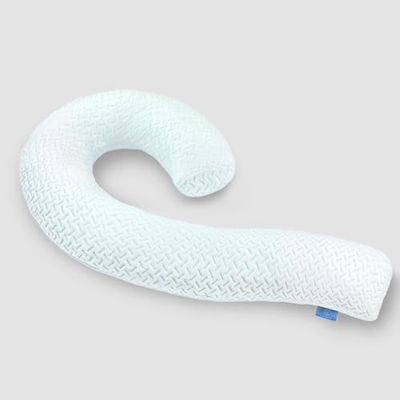大人のための体枕 - 柔らかい長いベッドの枕 寝るための挿入 - 細かいメモリーフームと取り外す洗えるカバー