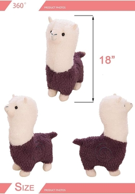 アルパカの毛皮のおもちゃ アルパカのぬいぐるみ 18インチのおもちゃ ぬいぐるみ ぬいぐるみ ぬいぐるみ