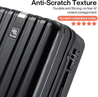 2点セット 車輪付き持ち荷物 PC ハードシェル スーツケース 軽量 チェックイン Tsa 荷物 大型旅行スーツケース