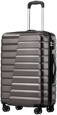 スーツケース PC ABS TSA バッグ 3 枚セット ロックスピナー キャリー (ティーールブルー)