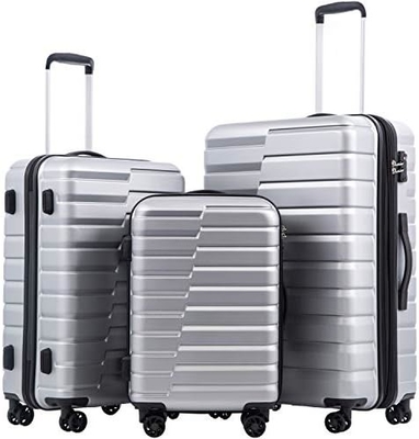 スーツケース PC ABS TSA バッグ 3 枚セット ロックスピナー キャリー (ティーールブルー)