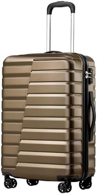 スーツケース PC ABS TSA バッグ 3 枚セット ロックスピナー キャリー (ティーールブルー)