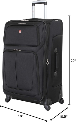 ソフトサイド拡張荷物 ブラック 29インチ