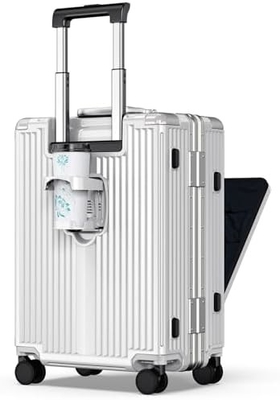 荷物,ハードシェルスーツケース 360°スピナーホイール,航空便乗用スーツケース &amp; LSAロックダブルジッパー