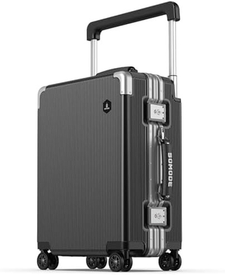 荷物,ハードシェルスーツケース 360°スピナーホイール,航空便乗用スーツケース &amp; LSAロックダブルジッパー