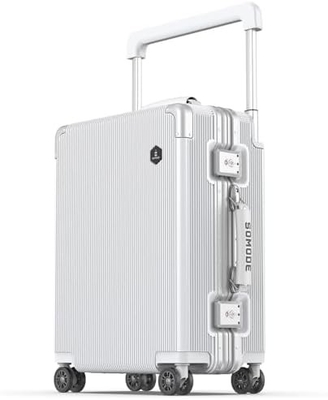 荷物,ハードシェルスーツケース 360°スピナーホイール,航空便乗用スーツケース &amp; LSAロックダブルジッパー