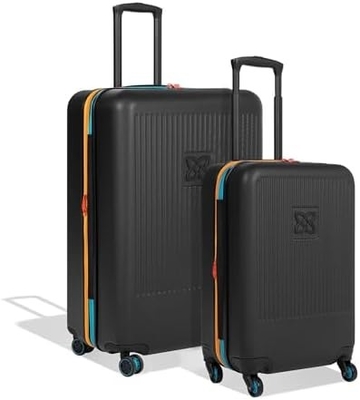 22インチ 旅行用ハードサイドバッグ 耐久性のあるハードシェルバッグ 女性用軽量ローリングバッグ