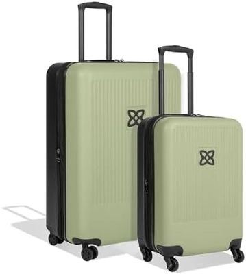 22インチ 旅行用ハードサイドバッグ 耐久性のあるハードシェルバッグ 女性用軽量ローリングバッグ