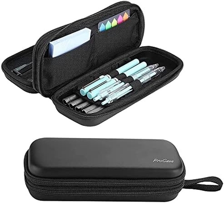 ProCase Pen Pen Pencil Case, 2層EVAジッパー鉛筆ボックスポケット 学校用紙具収納用大容量整理機