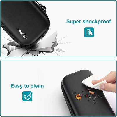 ProCase Pen Pen Pencil Case, 2層EVAジッパー鉛筆ボックスポケット 学校用紙具収納用大容量整理機