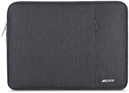 ノートパソコン用袖袋 MacBook Air 13 M3 A3113 M2 /Pro 13 M2 M1 に対応する ポケット付きポリエステル垂直ケース グレー