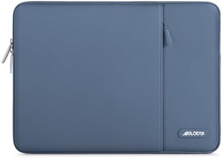 ノートパソコン用袖袋 MacBook Air 13 M3 A3113 M2 /Pro 13 M2 M1 に対応する ポケット付きポリエステル垂直ケース グレー