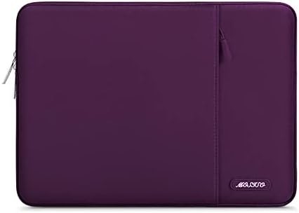 ノートパソコン用袖袋 MacBook Air 13 M3 A3113 M2 /Pro 13 M2 M1 に対応する ポケット付きポリエステル垂直ケース グレー
