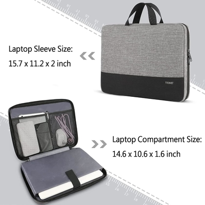 ラップトップケース 15.6インチ TSA ラップトップバッグ ラップトップ袖 防水型 ラップトップ キャリーケース