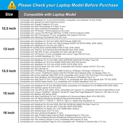 ラップトップ カーブ MacBook Air/Pro, 13-13.3インチノートPC,小ケース付きネオプレンバッグ,アプリコットと互換性