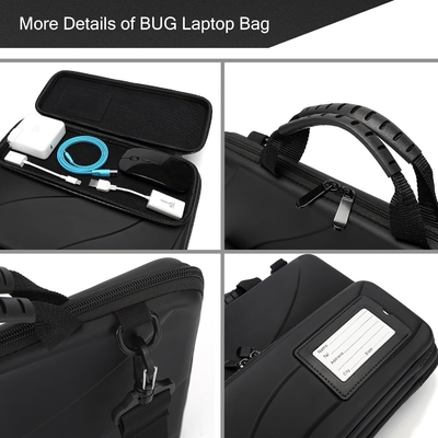 BUG 14.2-15.6 インチ ラップトップケース ハードシェル, 保護ラップトップ キャリーケース