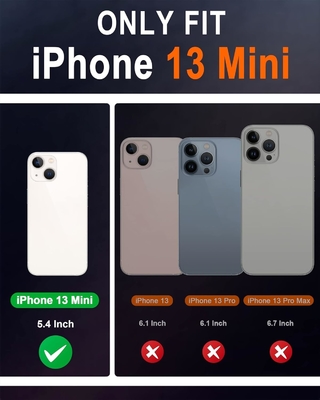 革の財布折りたたみケース 磁気シール RFIDブロックカードスロットホルダー iPhone 13 に対応する完全保護ケース