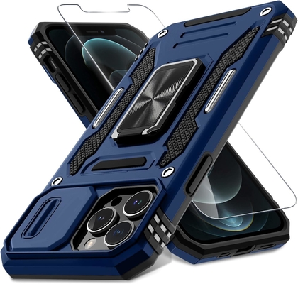iPhone 12 Pro Max スライドカメラカバー+スクリーンプロテクター (パック1枚)