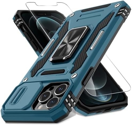 iPhone 12 Pro Max スライドカメラカバー+スクリーンプロテクター (パック1枚)