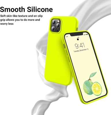 iPhone 12 Pro Maxケース 軍用保護用 衝撃防止シリコン 防指紋 防滑 電話ケース