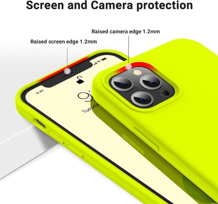 iPhone 12 Pro Maxケース 軍用保護用 衝撃防止シリコン 防指紋 防滑 電話ケース