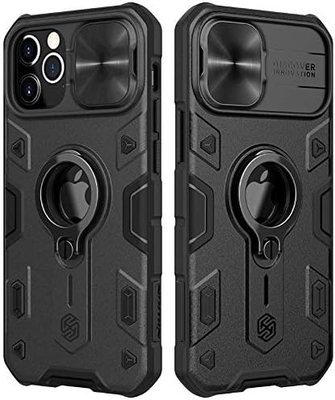 iPhone 12 Pro Maxケース カメラカバー&amp;キックスタンド デューティ 軍用装甲保護カバー