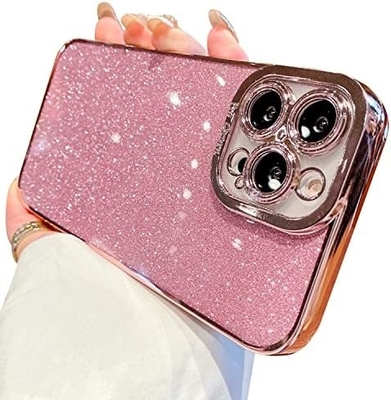 iPhone 12 Pro Max 透明なケースデザイン,内蔵した輝き 贅沢な輝く紙,ポップと美しい