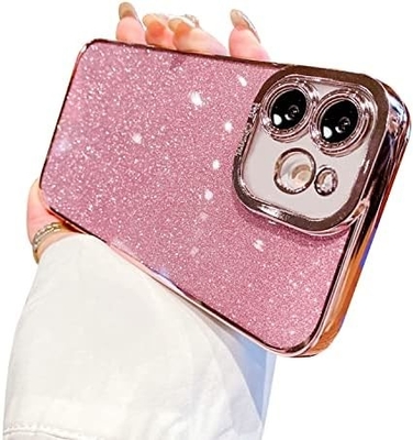 iPhone 12 Pro Max 透明なケースデザイン,内蔵した輝き 贅沢な輝く紙,ポップと美しい