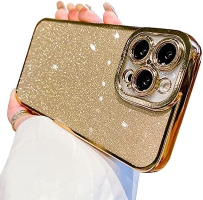 iPhone 12 Pro Max 透明なケースデザイン,内蔵した輝き 贅沢な輝く紙,ポップと美しい