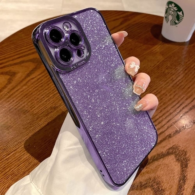 iPhone 12 Pro Max 透明なケースデザイン,内蔵した輝き 贅沢な輝く紙,ポップと美しい