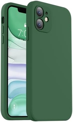 iPhone 11ケースと互換性 改良された液体シリコン [四角形の縁] [柔らかい防傷マイクロファイバー内膜]