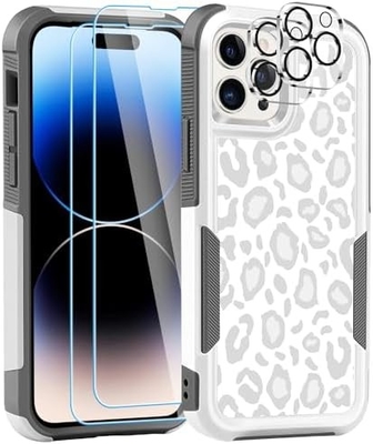 5 in 1 for iphone 15 Plusケース,2パックスクリーンプロテクター+2パックカメラレンズプロテクター