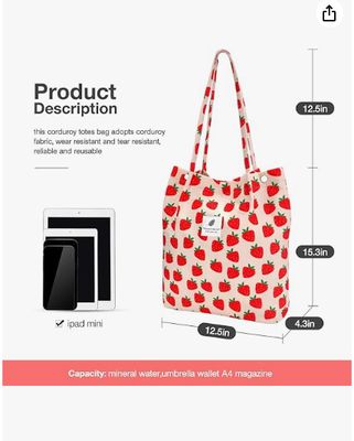 トーテ 女性 女の子 大容量 コードローイ 再利用可能な 食料品 ショルダーバッグ