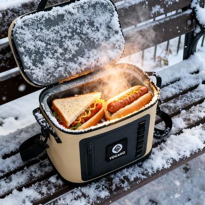 多用途防水クーラーバッグ、漏れ防止TPU構造、24時間保冷、快適な調節可能ストラップ