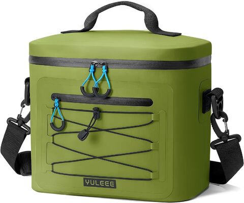 Waterproof Cooler Bag, 7/16/30 Can Soft Sided Small Portable Insulated Cooling Pack, Everyday Lunch Cooler, Leakproof Ice Chest for Beach, Camping, Travel, Picnic