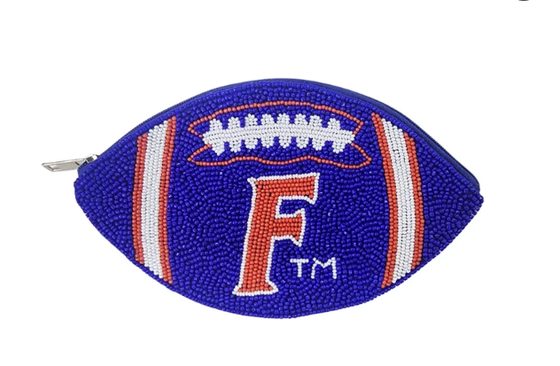 UF フロリダ大学 ビーズ フットボール コインバッグ