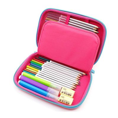 ロゴのピンク色を印刷するODM 60Pcsのユニコーンのエヴァの筆箱3D