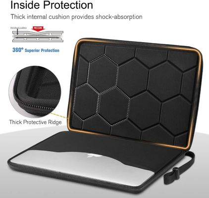 耐水性 EVA ラップトップ スリーブ 13 インチ 防護ケース 耐久性 1680d ポリエステル 表面 安全な運搬