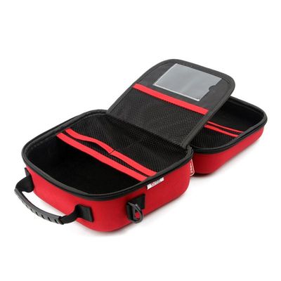 メディカルグレードファーストエイドキット 携帯EVAキャリーケース サイズカスタマイズ可能なメッシュポケットと組織のための弾性帯