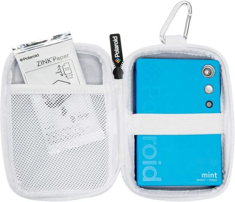 白い色は保護エヴァのカメラの箱600Dポリエステル ジッパーを浮彫りにした