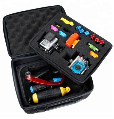 ISO9001 Zipper Foam EVA Tool Case Hard Shell 5mm Gopro Camera Case