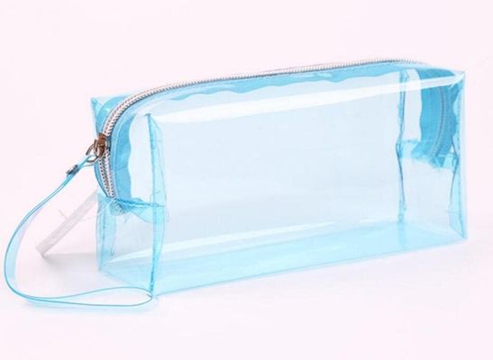 エヴァの透明なペンの袋ポリ塩化ビニールのコンパートメントが付いている堅いプラスチック筆箱