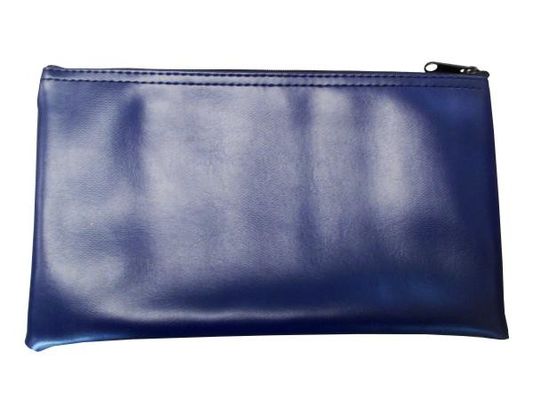 カスタマイズ可能なジッパー付きバンクバッグ。様々なサイズがあり、PVCとレザー製で、現金預け入れに適しています。