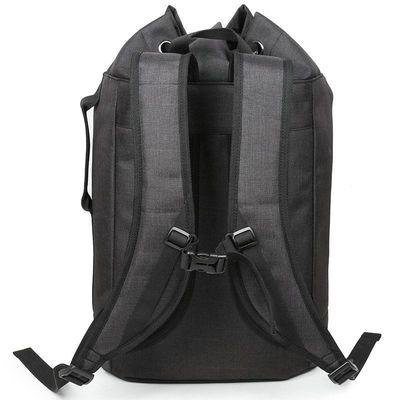 OEM ODM 210D ナイロン スタイリッシュ 防水 ラップトップ バックパック 大学用 防水 引き弦 閉じる バックパック トップ 綿ロープ 閉じる バックパック