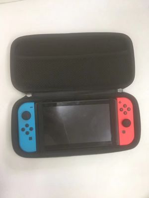 任天堂スイッチ ゲームのビロードPuはちり止めエヴァ旅行場合に革を張る